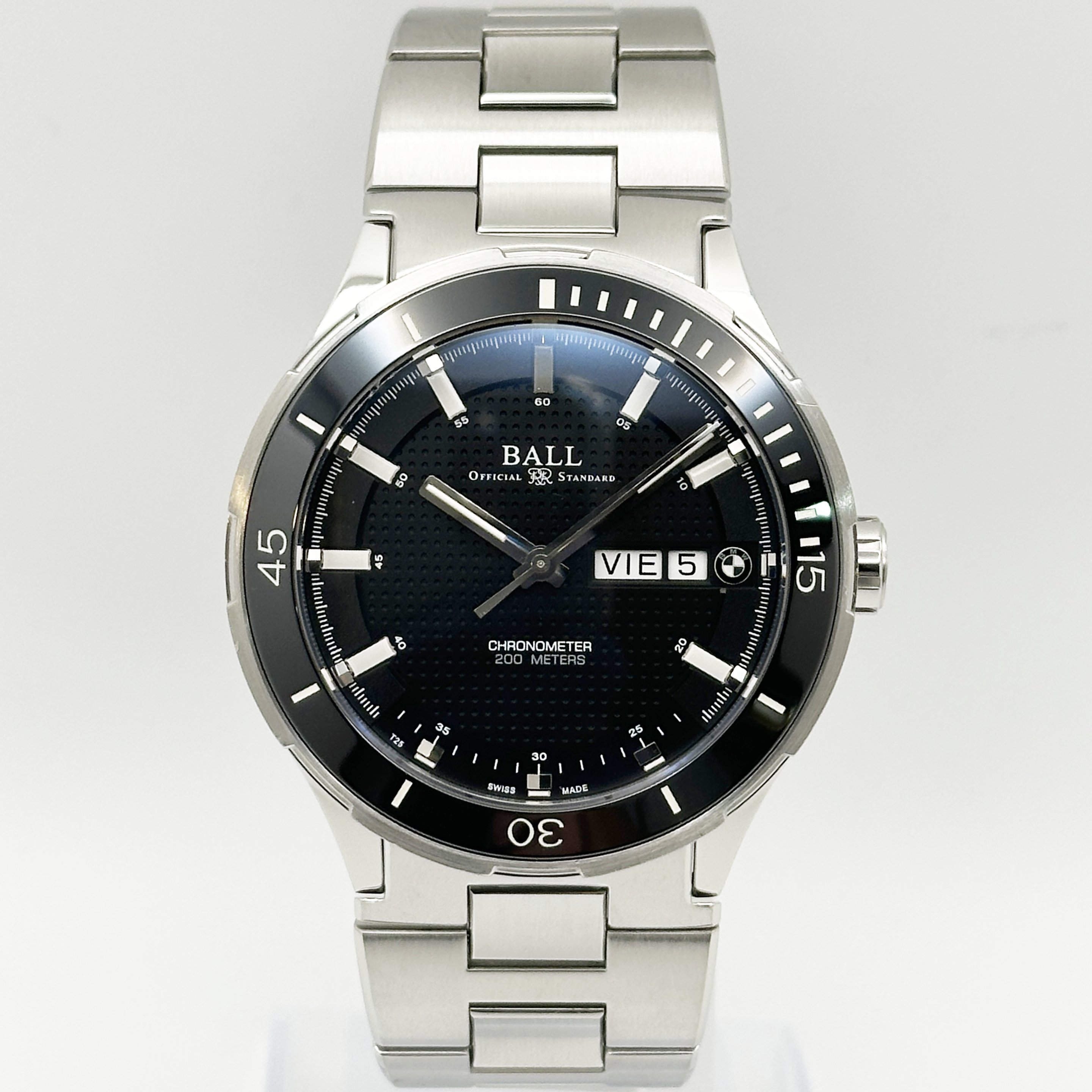 【中古】BALL ボールウォッチ TimeTrekker タイムトレッカー ボールウォッチとBMWのコラボコレクション DM3010B-SCJ-BK 自動巻き ステンレス BOX・保証書・替えベルト メンズ 腕時計｜Coollectオンラインストア
