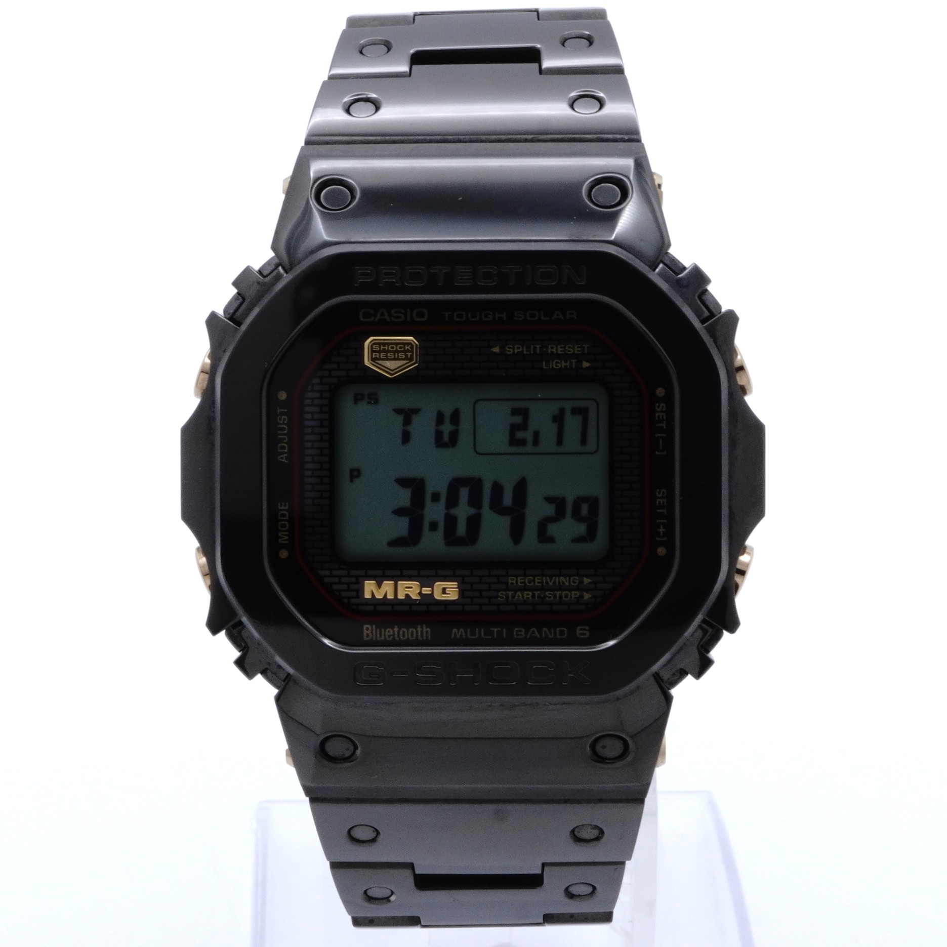 【中古】Casio　カシオ MRG　MRG-B5000B-1JR ソーラー式 チタン BOX 保証書付 メンズ 腕時計