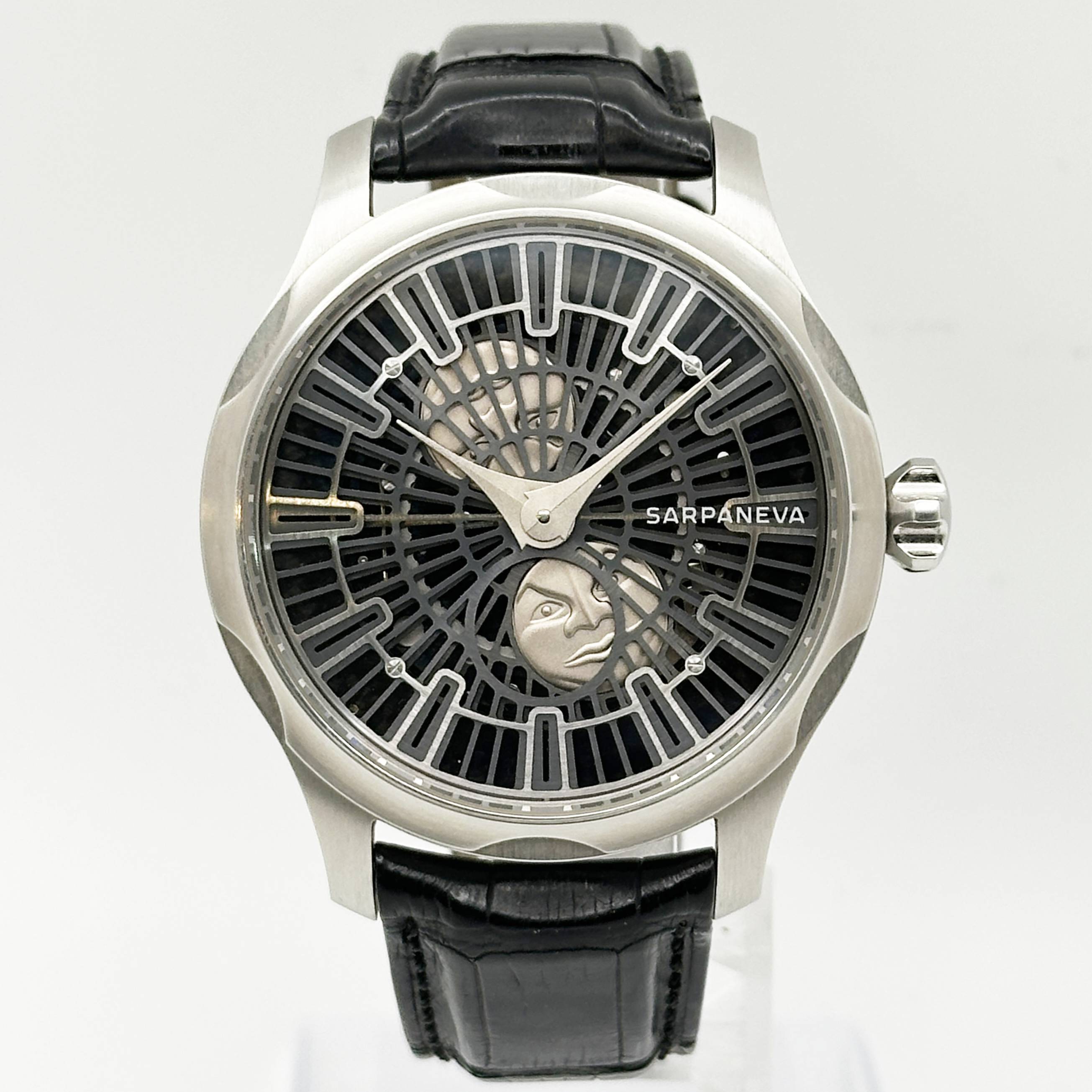 【中古】SARPANEVA サルパネヴァ KORONA コロナ K3 Routa 自動巻き ステンレス レザーベルト 付属品なし メンズ 腕時計｜Coollectオンラインストア