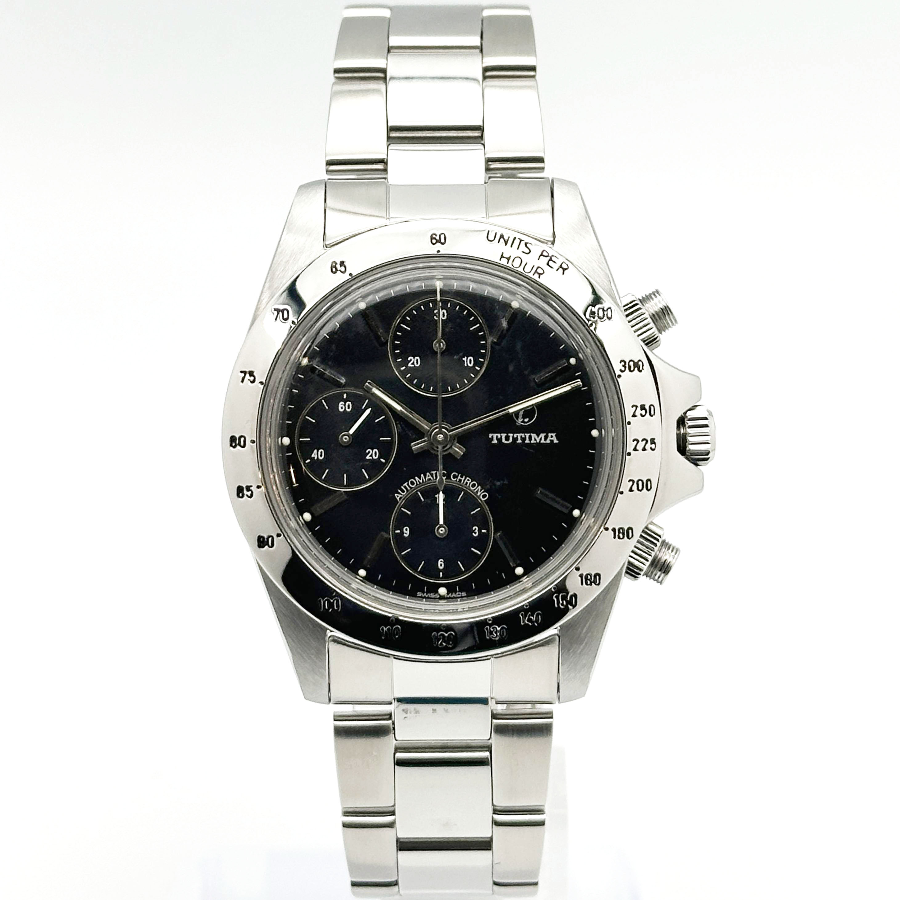 楽天市場】◇【中古】美品【TUTIMA チュチマ】 グラスヒュッテ クロノ