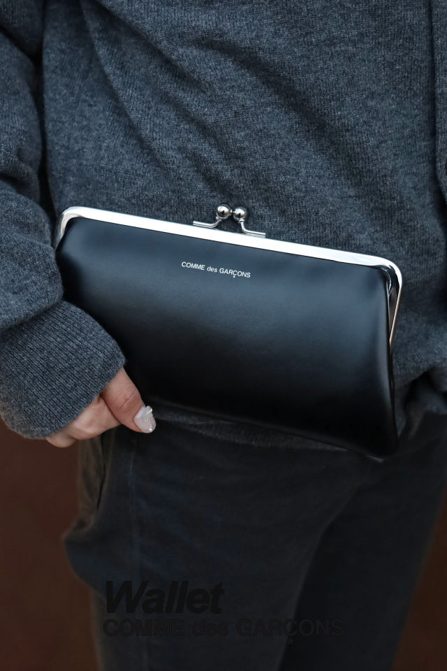 新品 コムデギャルソン ウォレット がま口 ミディアム SA0302KC 財布 COMME des GARCONS コムデギャルソン DES 財布 がま口財布 KISS