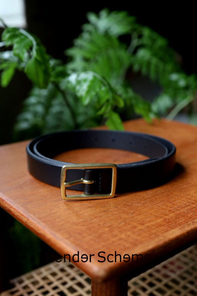 【Hender Scheme / エンダースキーマ】ベルト rectangle belt(wt-rc-rbl)black☆7月11日(土)発売！｜COOLNESS