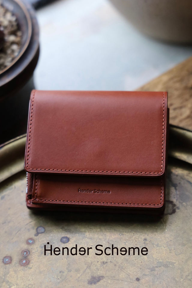 【Hender Scheme / エンダースキーマ】紙入れ billfold(ur-rc-bfd)brown