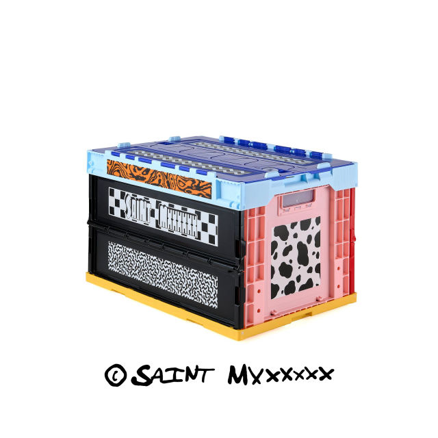 【・・SAINT M×××××× / 仙マイケル】1unit BOX(SM-HR8-0000-085)BLUE☆再入荷しました！