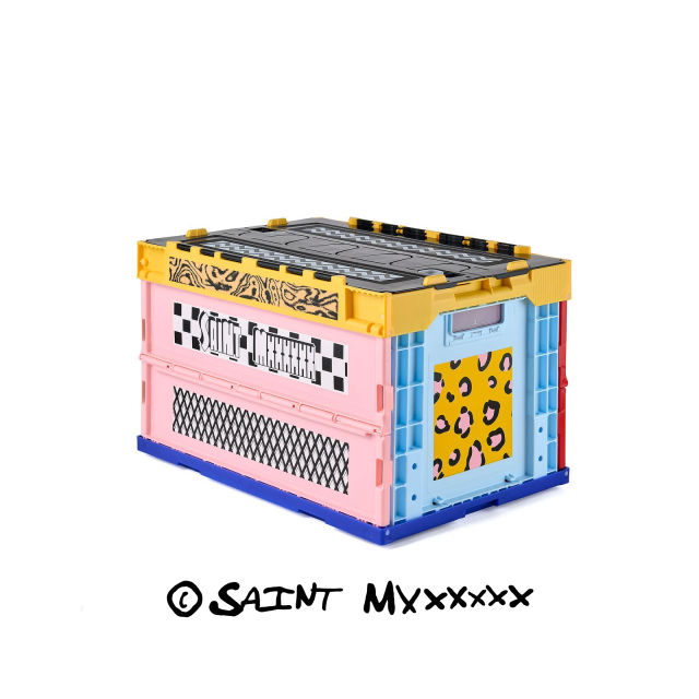 【・・SAINT M×××××× / 仙マイケル】1unit BOX(SM-HR8-0000-085)BLACK☆再入荷しました！