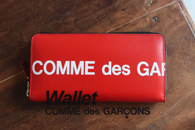 【Wallet COMME des GARCONS / ウォレット コムデギャルソン】コムデギャルソン 財布 Wallet Huge Logo Wallet (SA0110HL)RED