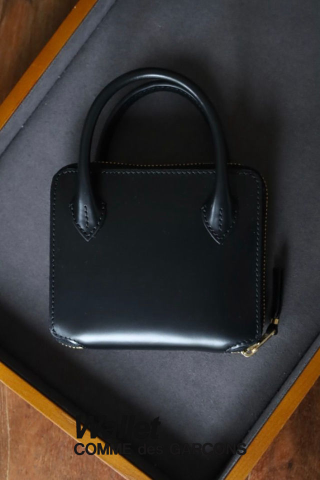 ウォレットコムデギャルソン HANDELS ARECALF ZIP POUCH Wallet COMME des GARCONS - コムデギャルソン HANDELS ARECALF ZIP