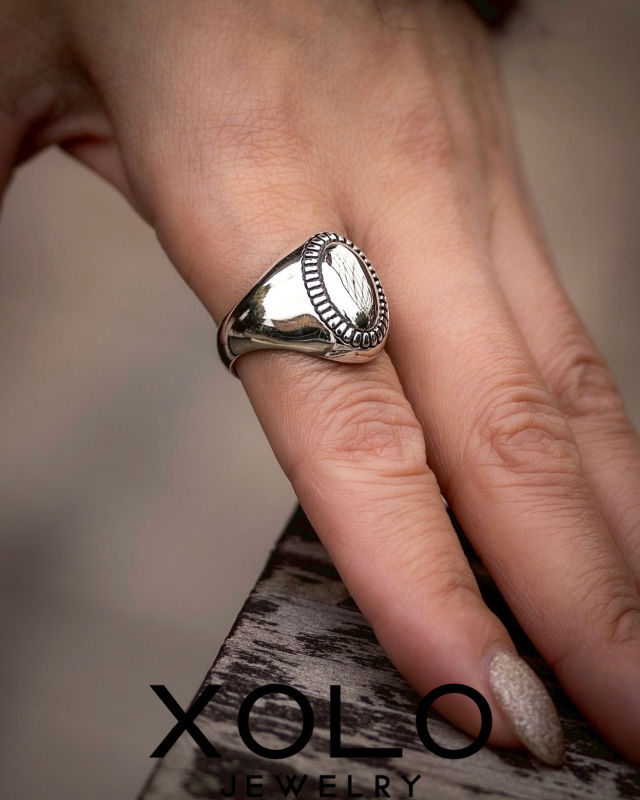 【XOLO / ショロ】JEWELRY リング / Oval Mirror Ring(XOR018)★新作発売！