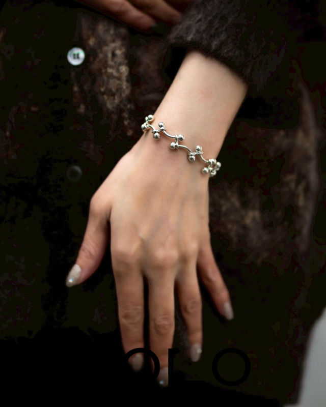 【XOLO / ショロ】JEWELRY ブレスレット / Single DNA Link Bracelet -14mm- (XOB086)SILVER925｜COOLNESS