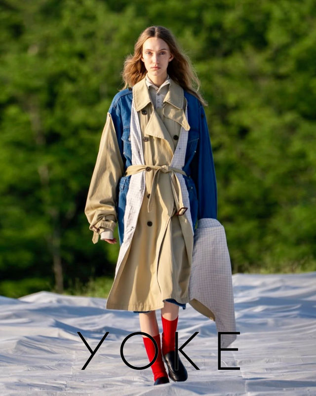 【YOKE / ヨーク】コート Connected Trench&Denim Coat(YK26SS01213C)BEIGE