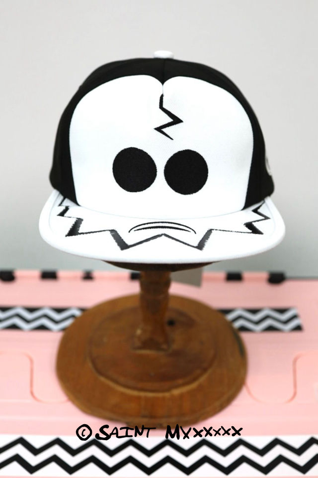 【・・SAINT M×××××× / 仙マイケル】26SS  SKULL-KUN BH_CAP(SM-MK8-0000-C36)BLACK