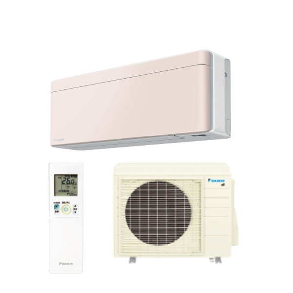 ダイキン S566ATSV-Y エアコン 18畳 ルームエアコン SXシリーズ risora 室外電源タイプ 単相200V 20A 18畳程度 ストーンベージュ (S563ATSV-Y 後継品) ♪
