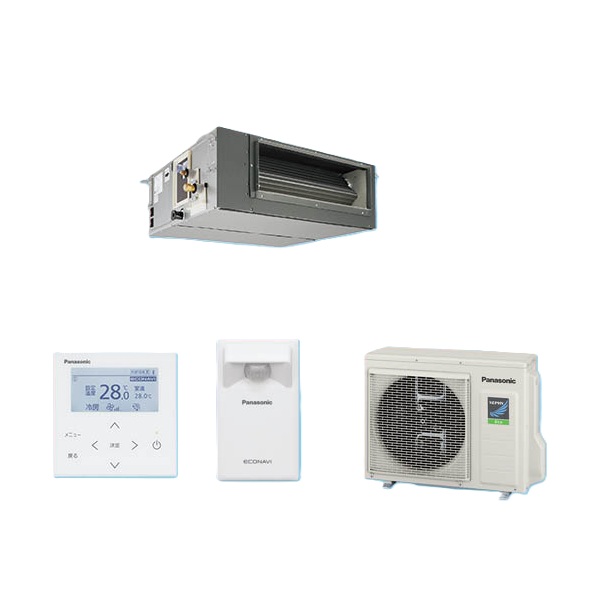 パナソニック PA-P50FE7HCL 業務用エアコン ビルトインオールダクト形 XEPHY Eco エコナビ シングル P50形 2.0馬力 三相200V ♪