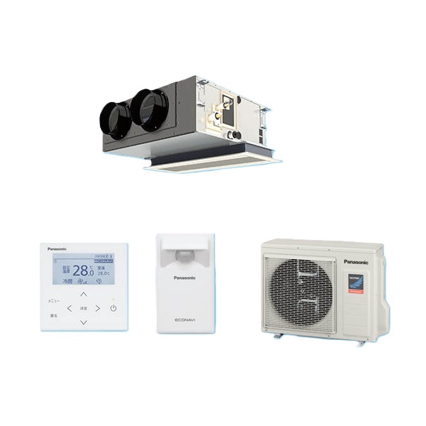 パナソニック PA-P50F7SGC 業務用エアコン 天井ビルトインカセット形 XEPHY Premium エコナビ シングル P50形 2.0馬力 単相200V ♪