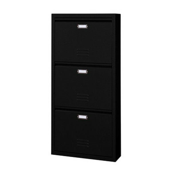 東谷 TPN-33BK シューズラック 3D W50&times;D15&times;H106 [♪]｜住宅設備機器のcoordiroom 11,714円