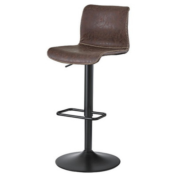 東谷 カウンターチェア ブラウン W43×D48×H86-107×SH57-78 PC-254BR 椅子 バーチェア ヴィンテージ おしゃれ メーカー直送 送料無料 東谷 ブラウン カウンターチェア W43×D48×H86-107×SH57-78 - 通販