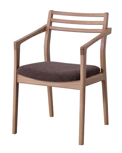 東谷 JPC-124OAK アームチェア W50×D51×H76.5×SH43cm [♪]