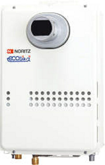 ガス給湯器 ノーリツ　GQ-C2434WS-C BL リモコン別売　給湯専用 ユコアGQ-WS オートストップ PS扉内（PS標準)前方排気延長形 24号 [♪]