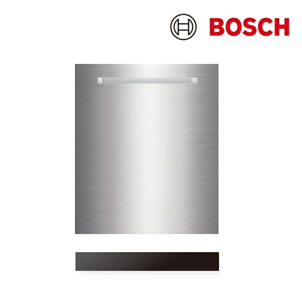 ボッシュ/BOSCH ステンレス扉面材+ハンドル＋黒ポリ巾木セット W600フルドア面材取り付けタイプ用 食器洗い乾燥機用 幅60cm用 食洗機部材 ♪