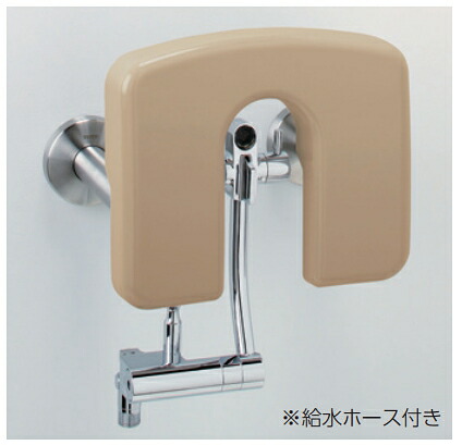 バリアフリー器具 TOTO　EWCS801R　パウチ・しびん洗浄水栓付背もたれ ハードタイプ [■]｜住宅設備機器のcoordiroom