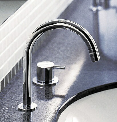 セラトレーディング　VL090GS-60　Vola スパウトL\u003d146mm ブラッククロム 受注生産品 [♪§]