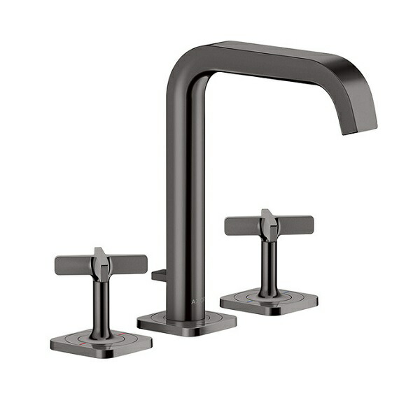 セラトレーディング　HG36108-33　Axor Citterio E 湯水混合栓 ポリッシュブラッククロム 受注生産品 [♪&sect;]｜住宅設備機器のcoordiroom