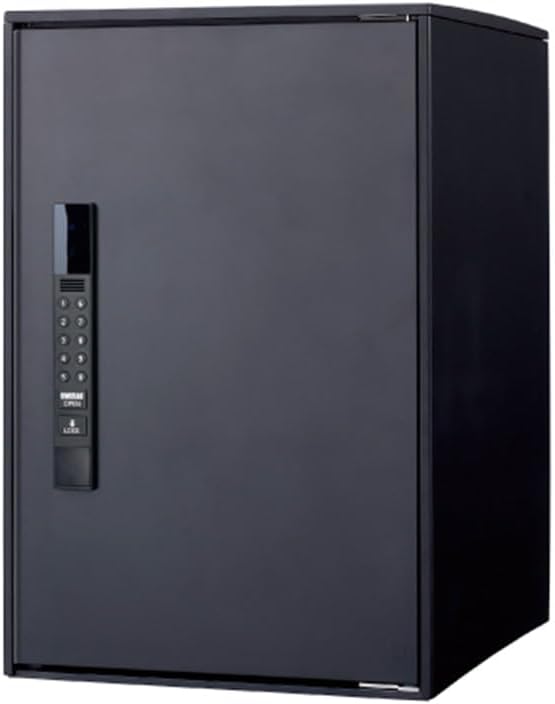 パナソニック CTN6220RB 宅配コミュニケーションボックス e-COMBO LIGHT ミドルタイプ (前取出し)右開き 扉：マットブラック テンキータイプ｜住宅設備機器のcoordiroom