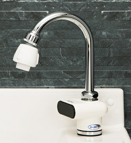 バイタル　VF-50TX　自動水栓 デルマン 混合栓付 シャワー／泡沫 切替式 乾電池式 [Σ]｜住宅設備機器のcoordiroom