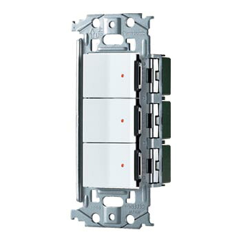 電設資材 パナソニック　WNSS51777W　SO-STYLE 埋込スイッチセット パイロットスイッチC 4A×3 3路 マットホワイト