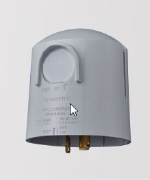 電設資材 パナソニック EE5253 センサ付配線器具 光電式自動点滅器 電子EEスイッチ JIS2形 プラグインM形ヘッド AC100V3A フード対応 施設向け