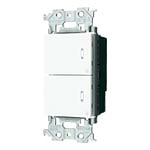 パナソニック WTY2402WK 電設資材 アドバンスシリーズ リンクプラス 埋込ダブルスイッチ 受信器 マットホワイト｜住宅設備機器のcoordiroom