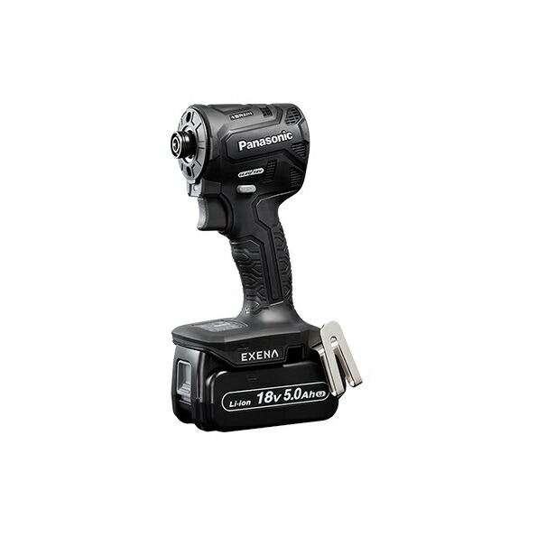 電設資材 パナソニック EZ1PD1J18D-B 充電インパクトドライバー ブラック 18V 5.0Ah(LJタイプ) 電池セット
