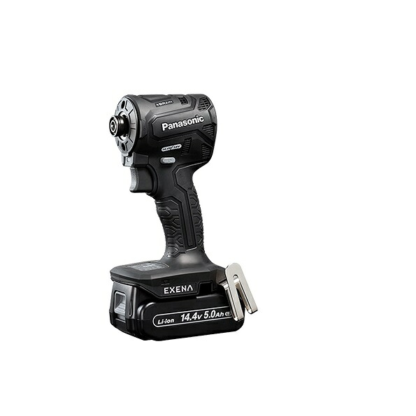 電設資材 パナソニック EZ1PD1J14D-B 充電インパクトドライバー ブラック 14.4V 5.0Ah(LJタイプ) 電池セット