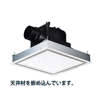 パナソニック　FY-24JK8V/26　換気扇 天井埋込形換気扇 浴室 トイレ 洗面所 居室 事務所 店舗等 用 低騒音形本体+ルーバーセット (FY-24JK8V+FY-24L26) [◇]