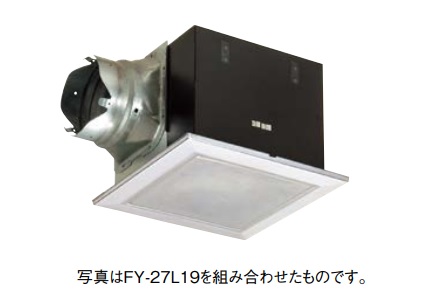 パナソニック　FY-27BM7　換気扇 天井埋込形換気扇 台所 用 低騒音形 コンパクトキッチン用 鋼板製本体 ルーバー別売タイプ [◇]