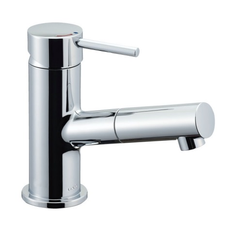水栓金具 カクダイ　722-004　壁付水栓 90°開閉ハンドル カクダイ 722-004 壁付水栓 単水栓 VARUNA 壁埋込み｜建材・住宅