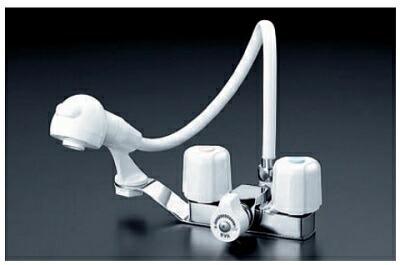 楽天市場】KVK KF14EF2 洗面用2ハンドル洗髪シャワー : 住宅設備機器の