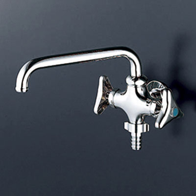 水栓金具 KVK　K18J　二口自在水栓