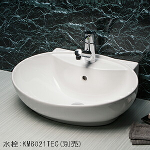 【納期約6か月】KVK　KV880KVC　洗面器 ※受注生産品 [§♪]