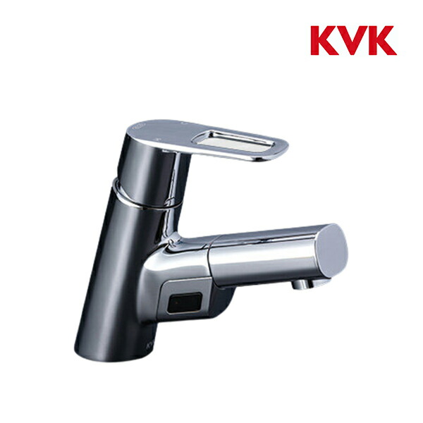KVK FSL150DZAET シングル混合栓センサー付寒冷地用