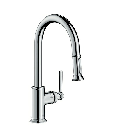 ハンスグローエ　16581000　アクサーモントルー シングルレバー引出式キッチンシャワー混合水栓 260 [■♪]｜住宅設備機器のcoordiroom