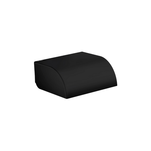 ハンスグローエ 42858670 アクサーユニバーサルサーキュラーアクセサリー ペーパーホルダーカバー付 マットブラック 受注生産品 §♪