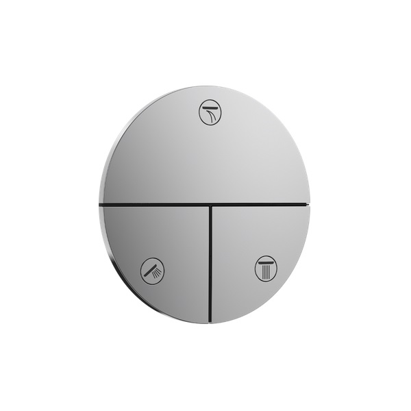 ハンスグローエ 15558000 ShowerSelect Comfort S バルブ 埋込式 3アウトレット切替用 φ155(化粧部) クロム ♪ 73,574円