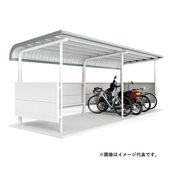 イナバ物置 『※関東限定※ BP-24SPL-2』 自転車置場 2連棟 多雪型 BP-Sシリーズ プレート式 12台収納 ♪