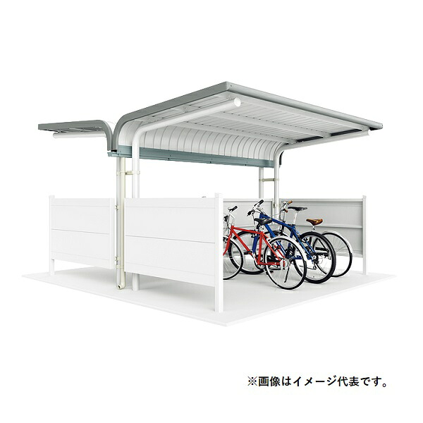 イナバ物置 『※関東限定※ BP-24VU』 自転車置場 基本棟(1棟型) 一般型 BP-Vシリーズ 埋め込み式 12台収納 ♪｜住宅設備機器のcoordiroom