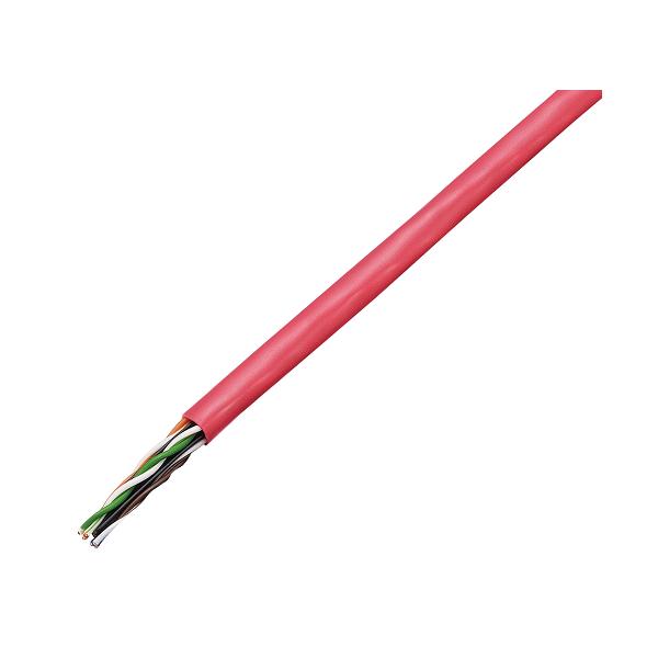 JAPPY/ジャッピー TPCC6 0.5mm × 4P 赤 JP LANケーブル TPCC Category 6 300m