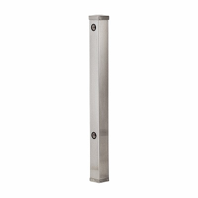 カクダイ 6161BS-20×1500 ステンレス水栓柱(20ミリ) シルバー系 1500mm 呼径20 70角 角型 水道柱 水栓スタンド ガーデン 庭 屋外 ♪|住宅設備機器のcoordiroom