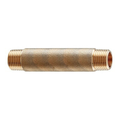 カクダイ 616-618-100 水栓金具 砲金長ニップル 長さ100