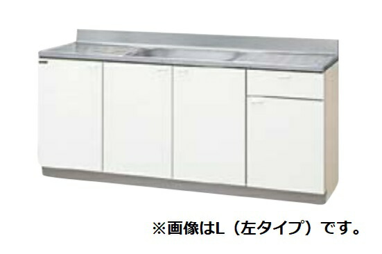 クリナップ 【GTS-180MF ホワイト】 木キャビキッチン クリンプレティ 流し台 間口180cm [♪△]｜住宅設備機器のcoordiroom