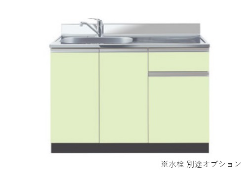 【地域限定】イースタン工業 CF2-135 流し台 W1350×D550×H800mm コンフィシーリーズCF2 水栓別売 [♪]